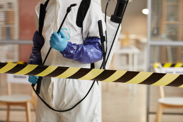 Professional Blood Cleanup technician working in Spofford, NH